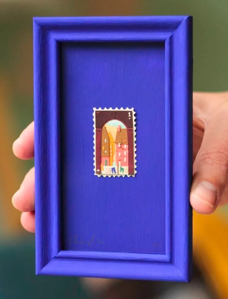 تابلو شیشه ای گل